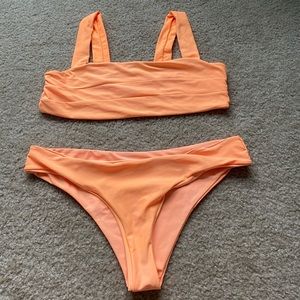 Orange bikini